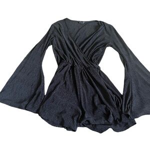 Topshop Bell Sleeve Romper